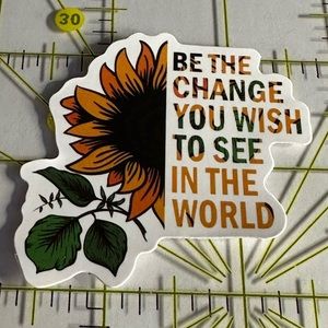 •Brand New• Flower Power Aesthetic Waterproof Sticker